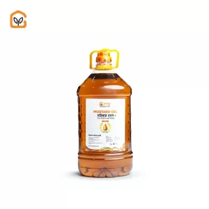 Local Maghi Sarisha Oil / কাঠের ঘানির ভার্জিন গ্রেড সরিষার তেল (৫ লিটার)